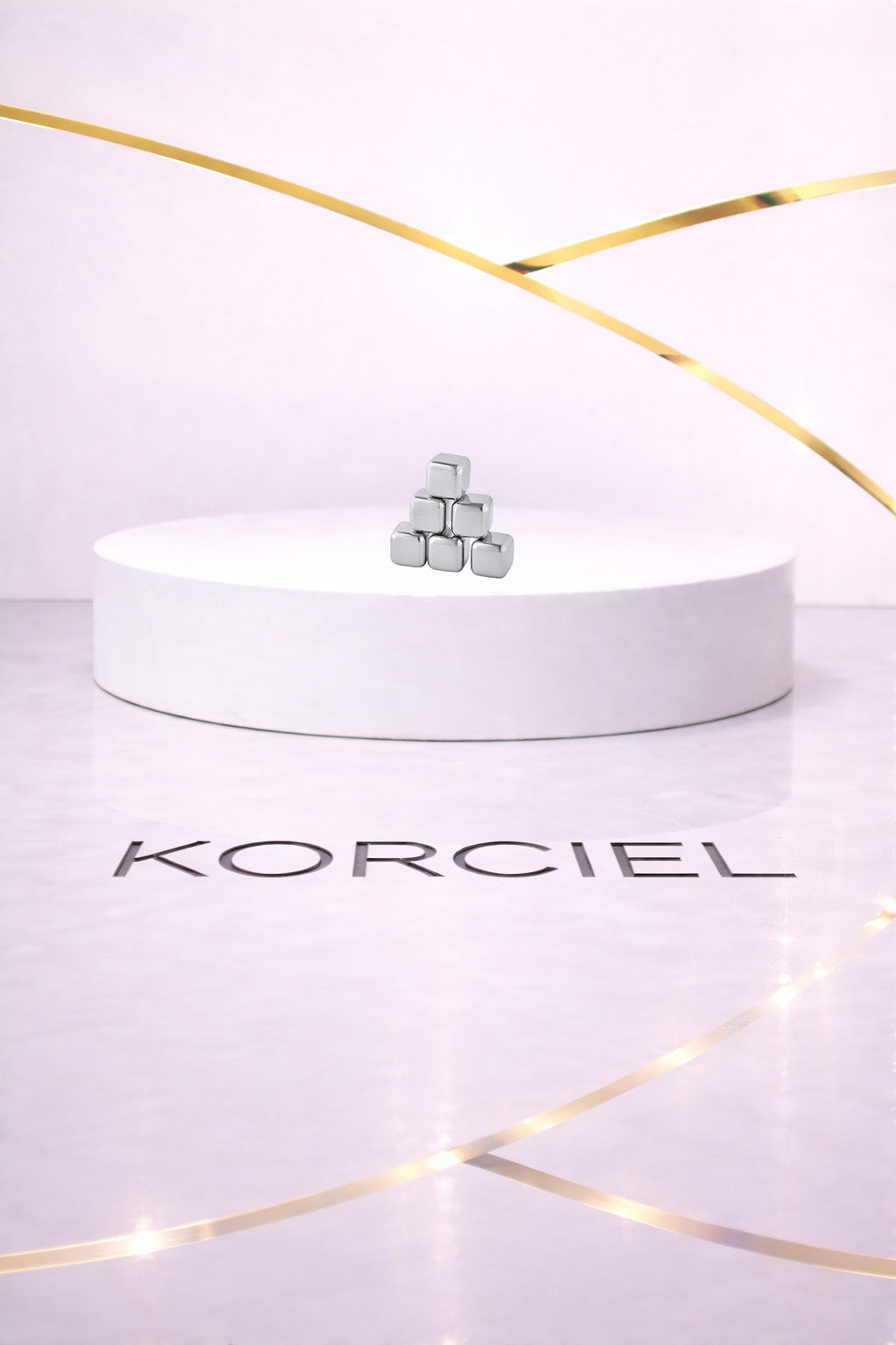 6 Stainless-Steel Cubes